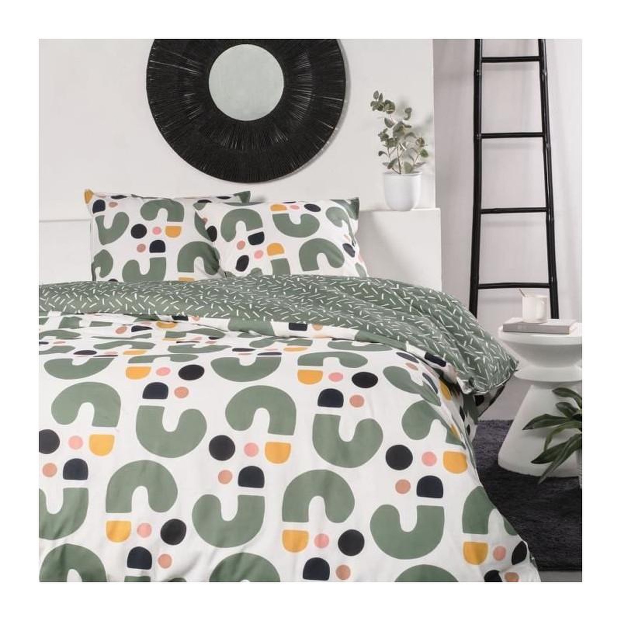 Today Parure de lit - TODAY - Sunshine - 121226 - 2 personnes - 240x220cm - Coton - Imprimé 13.48