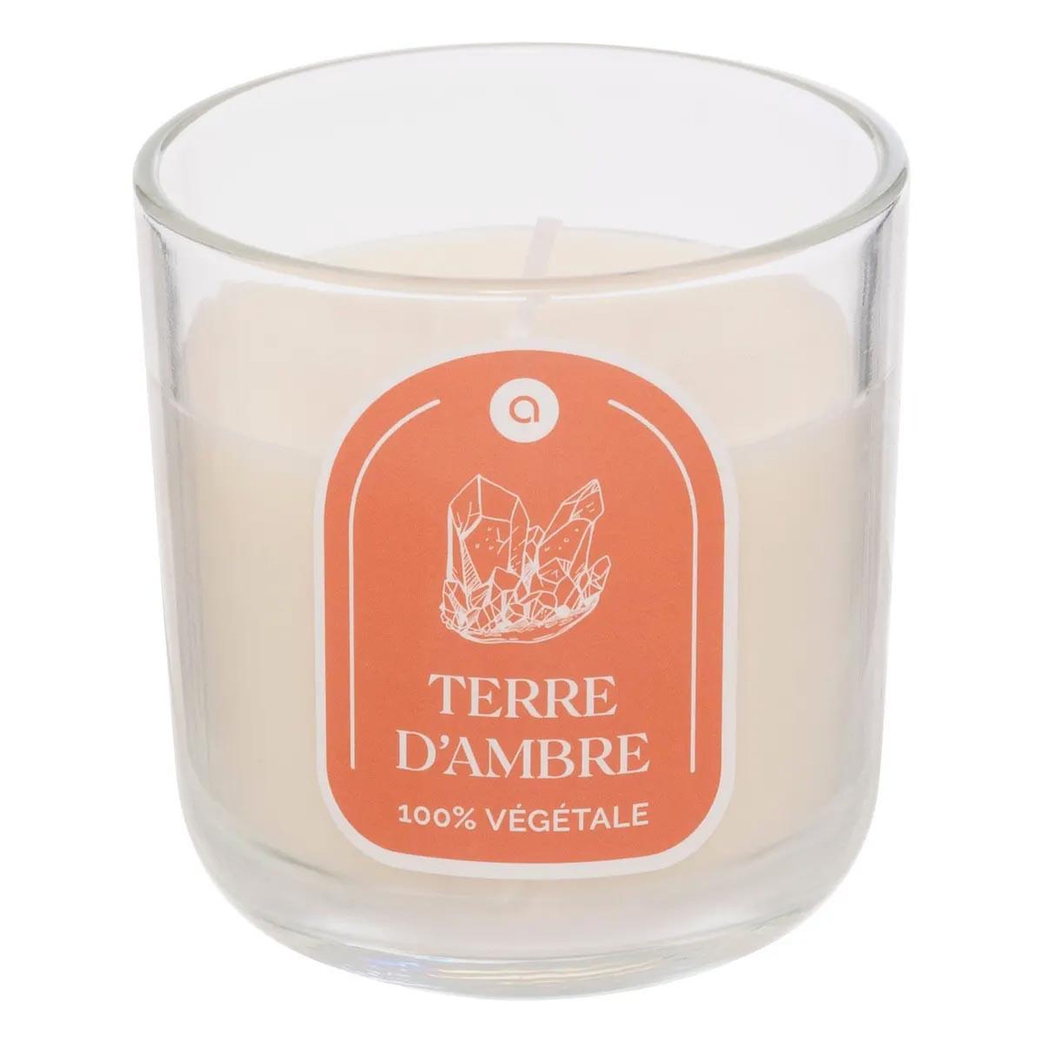 ATMOSPHERA Bougie parfumée en verre  floa  115g ambre