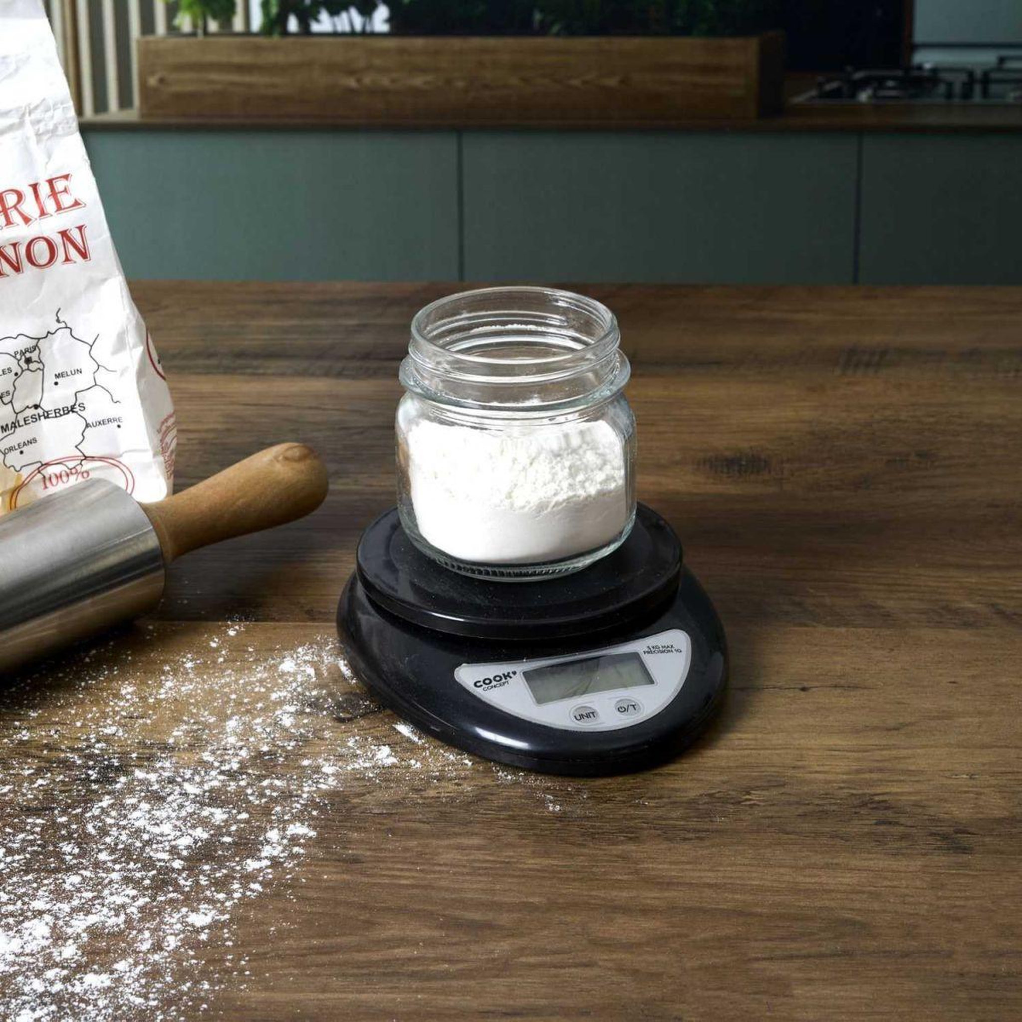 Voir la diapositive 5 : COOK CONCEPT Balance de cuisine électronique  compacte  16cm noir