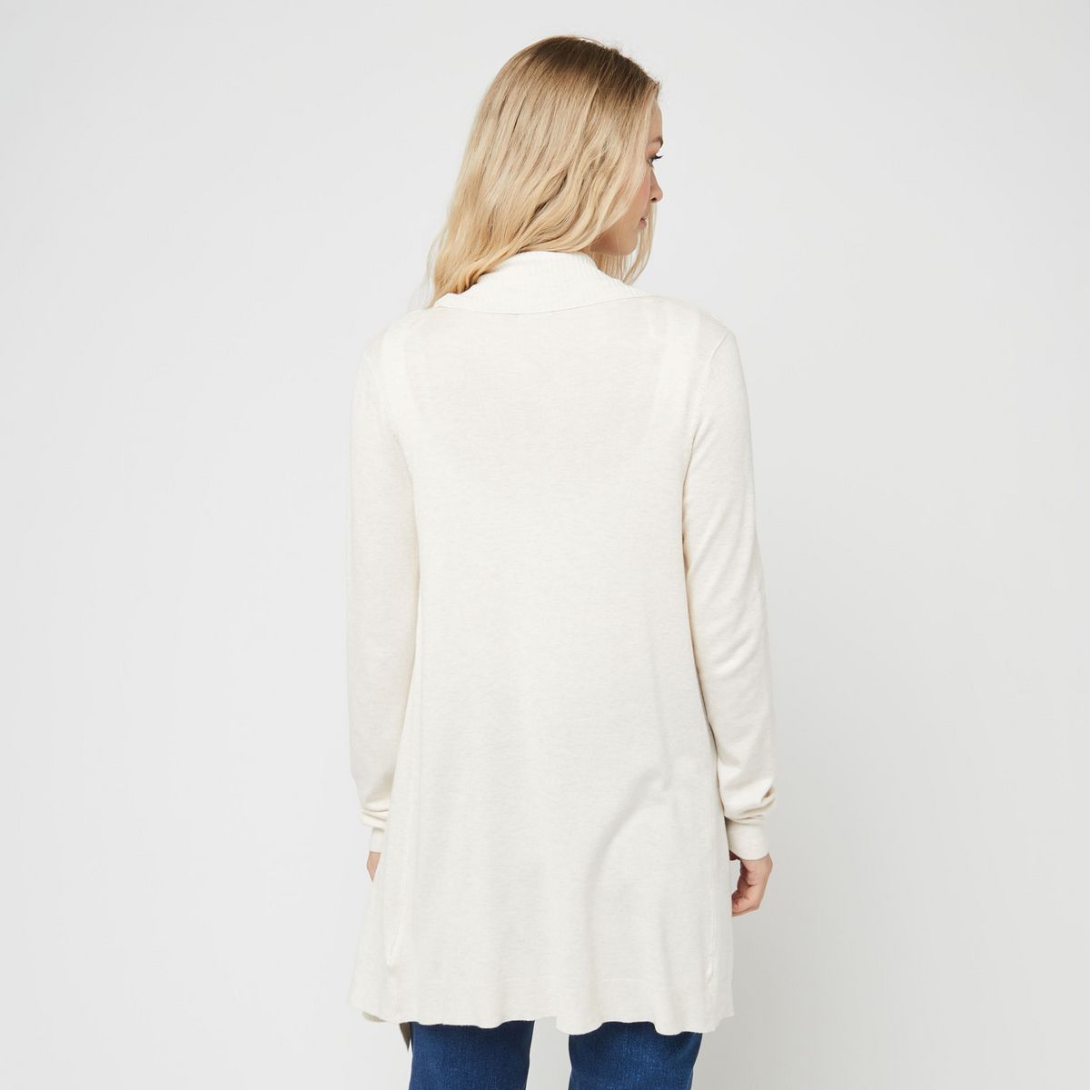 INEXTENSO Gilet écru uni femme 