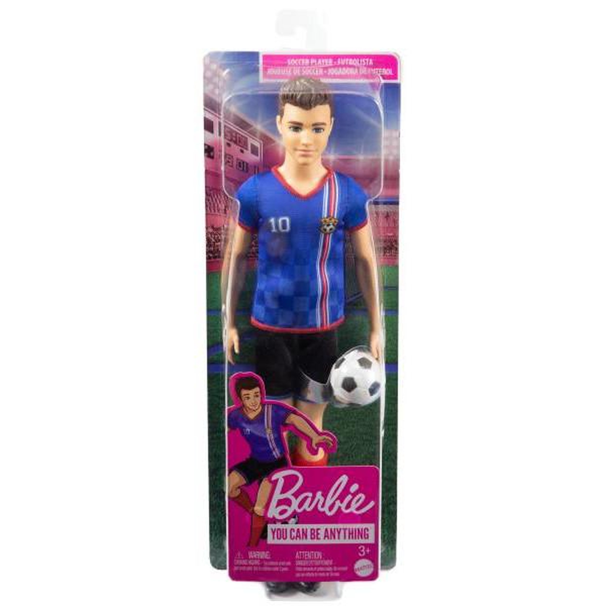 Voir la diapositive 6 : BARBIE Barbie - Ken Footballeur - Poupée Mannequin - Des 3 ans