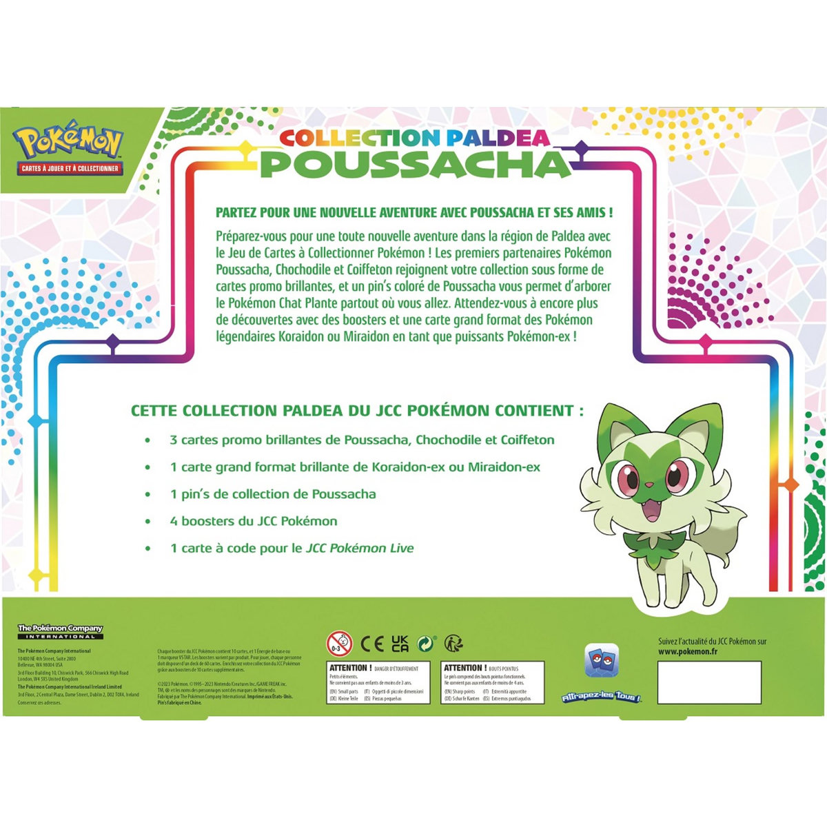 ASMODEE Coffret Cartes Pokémon V Collection Paldea