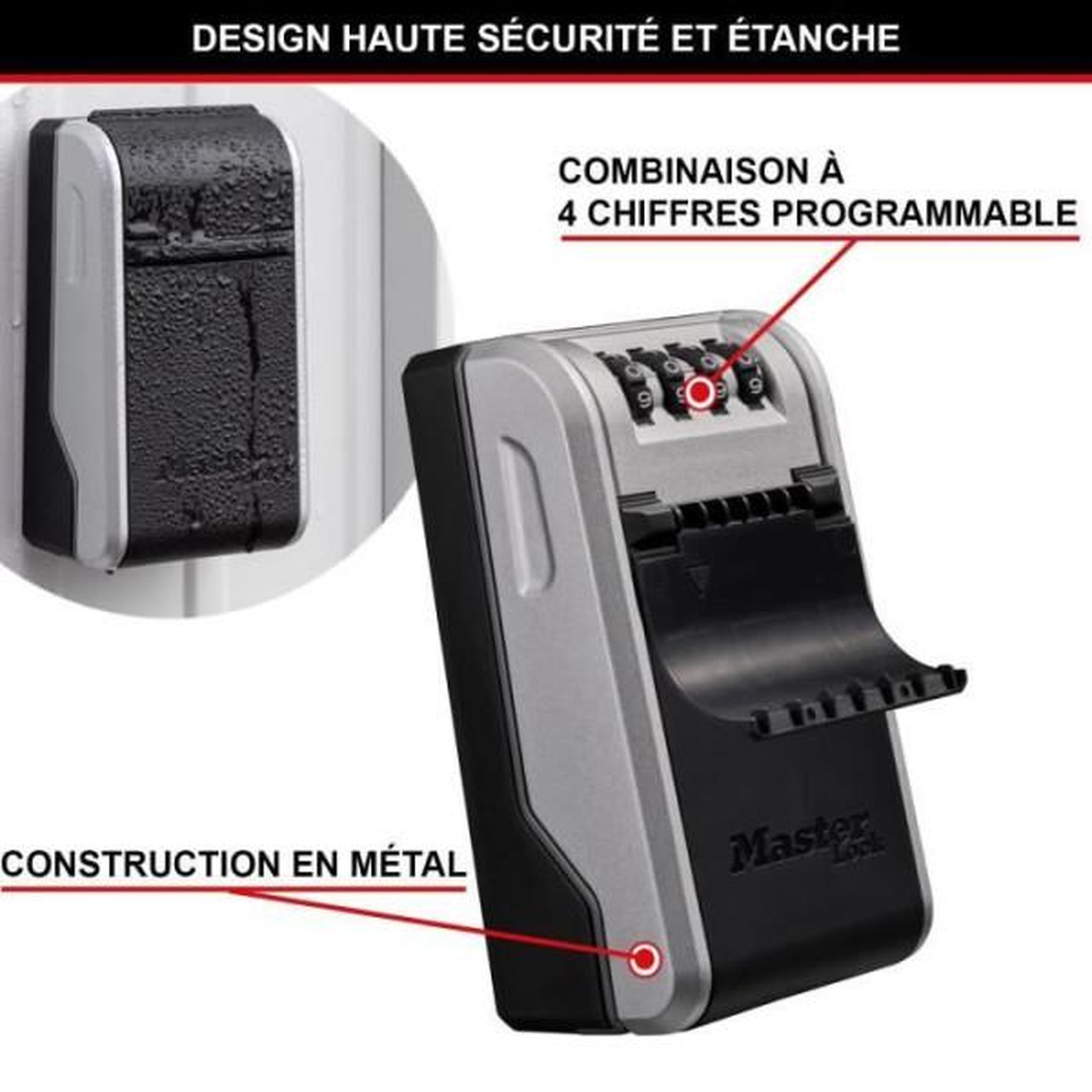 Voir la diapositive 3 : Master lock Armoire de sécurité masterlock boîte a clés 5481eurd format l