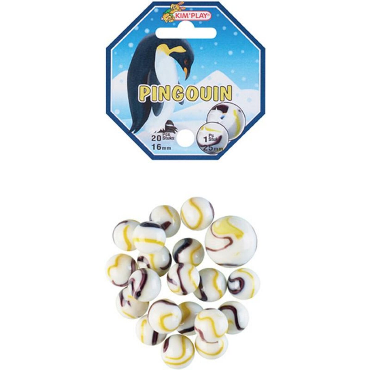 Kim Play 20 BILLES+1 CALOT PINGOUIN KIM PLAY COU500848