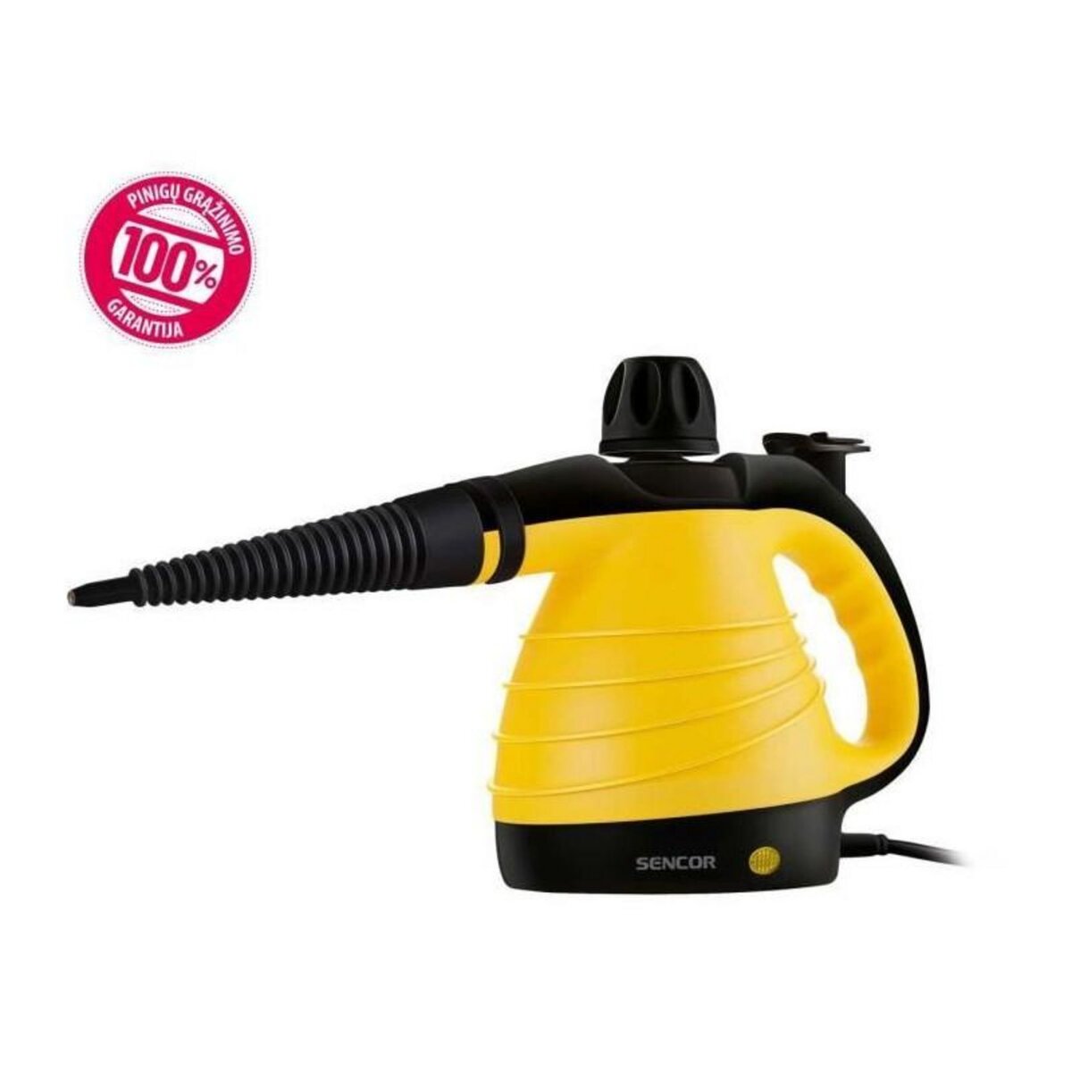 SENCO Nettoyeur a vapeur - SENCOR - SSC 3001YL - 1000 W - 350 ml - Jaune