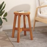 VIDAXL Tabouret Marron 38x38x45 cm Bois d'acacia solide