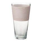 Paris Prix Vase Déco en Verre  Delph  35cm Transparent & Rose