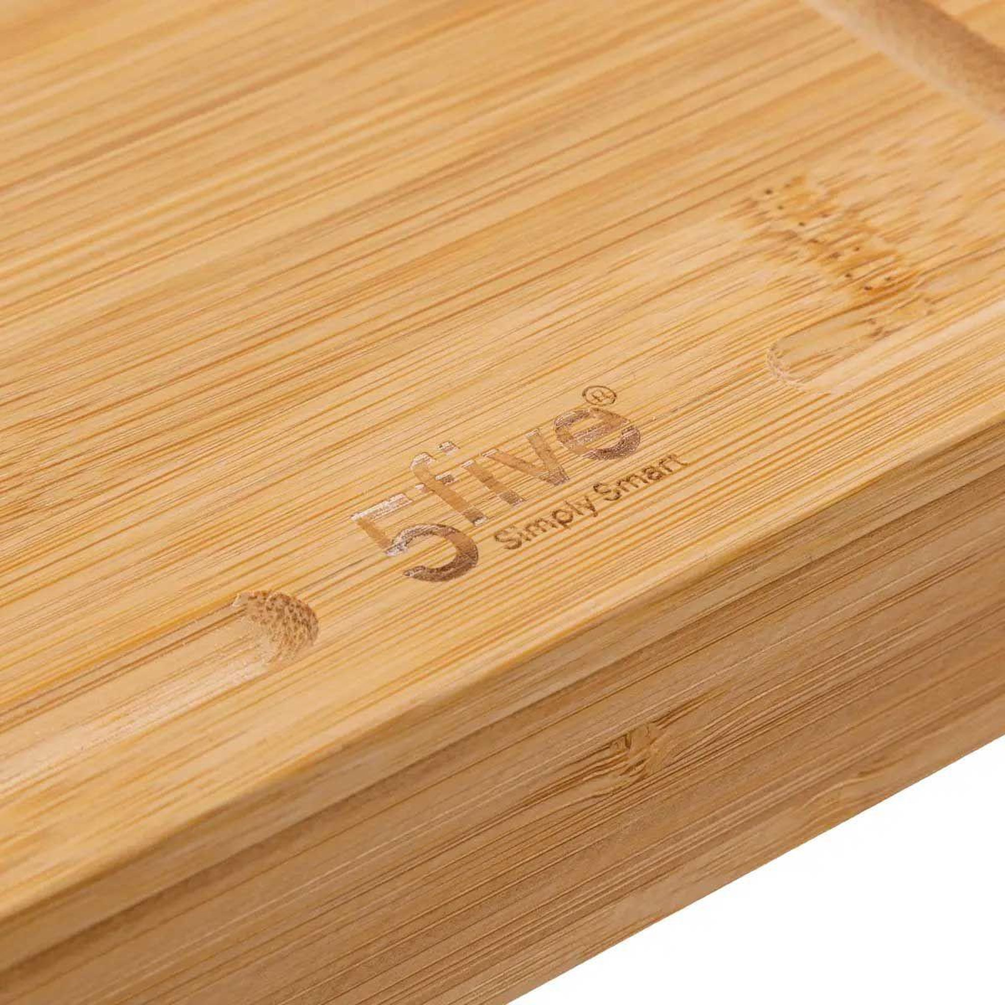Voir la diapositive 3 : FIVE Planche à découper carrée bambou  classic  37cm naturel