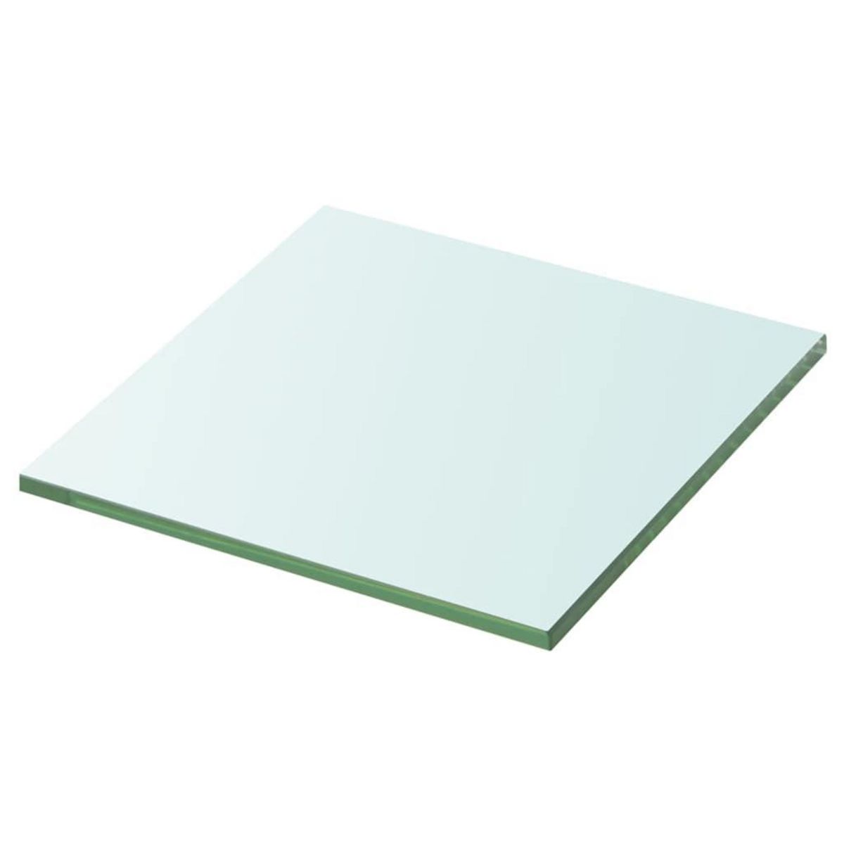 VIDAXL Panneau pour etagere Verre transparent 20 x 20 cm