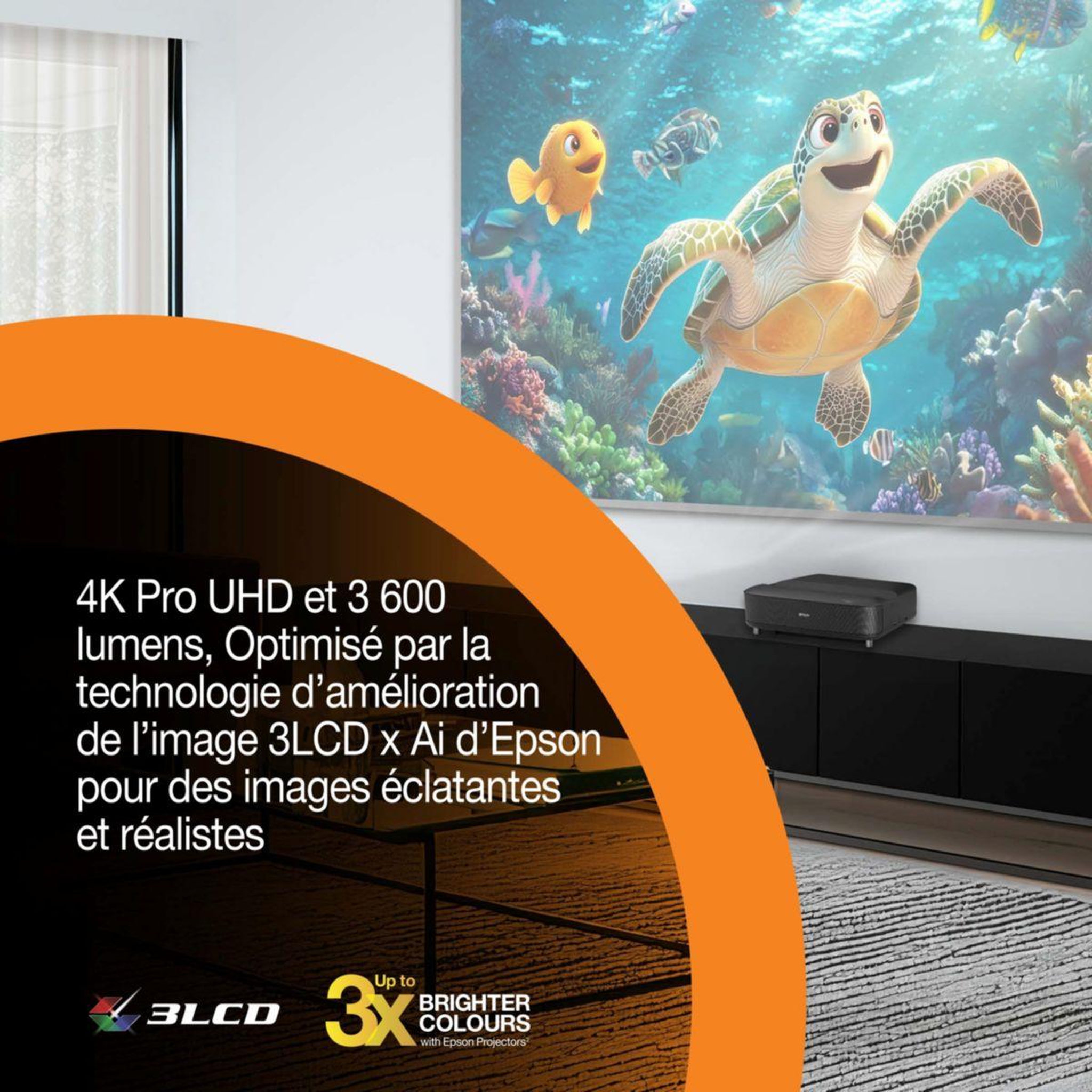 Voir la diapositive 5 : Epson Vidéoprojecteur home cinéma eh-ls670b 2025 4k pro uhd, google tv