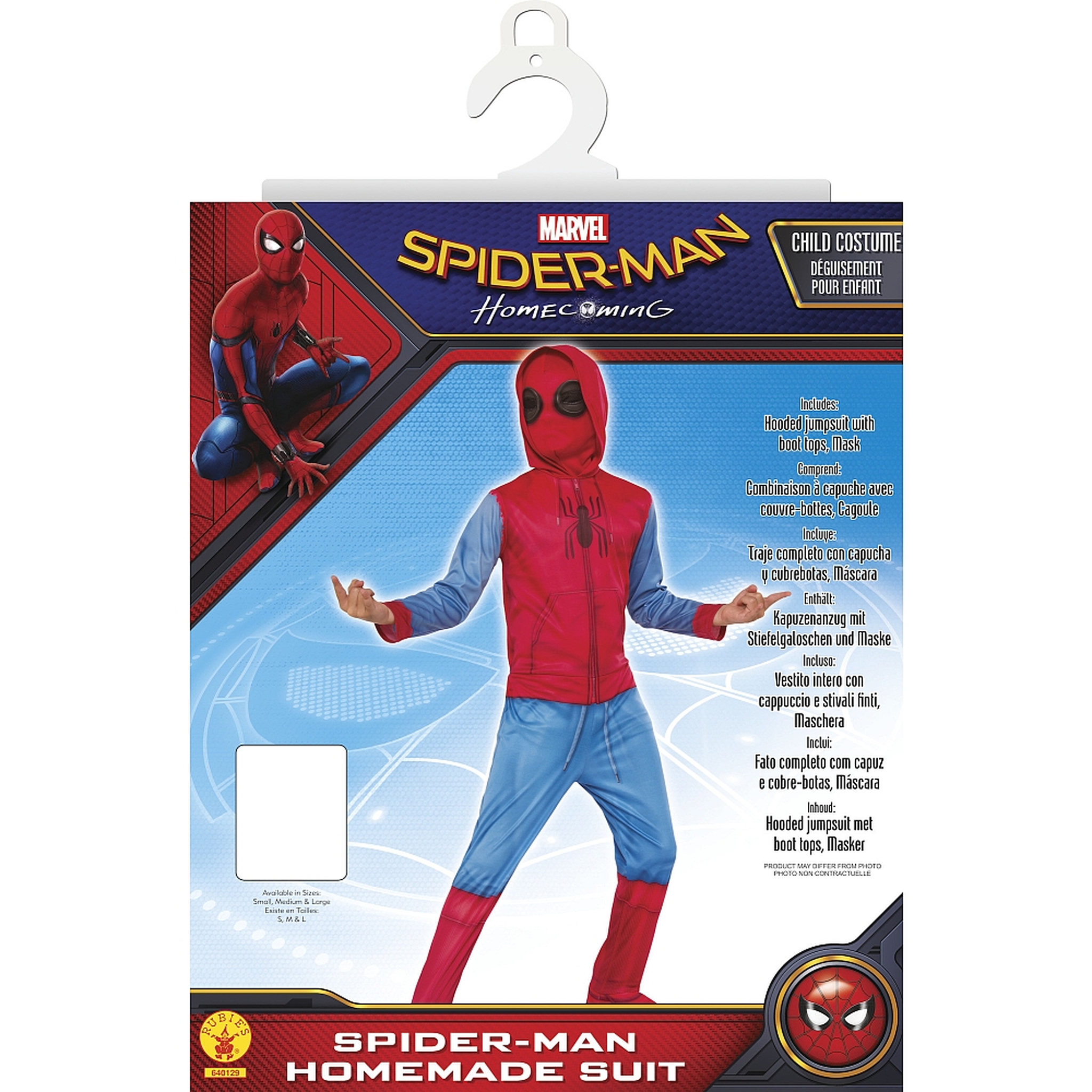Voir la diapositive 2 : RUBIES Déguisement Sweat classique Spiderman
