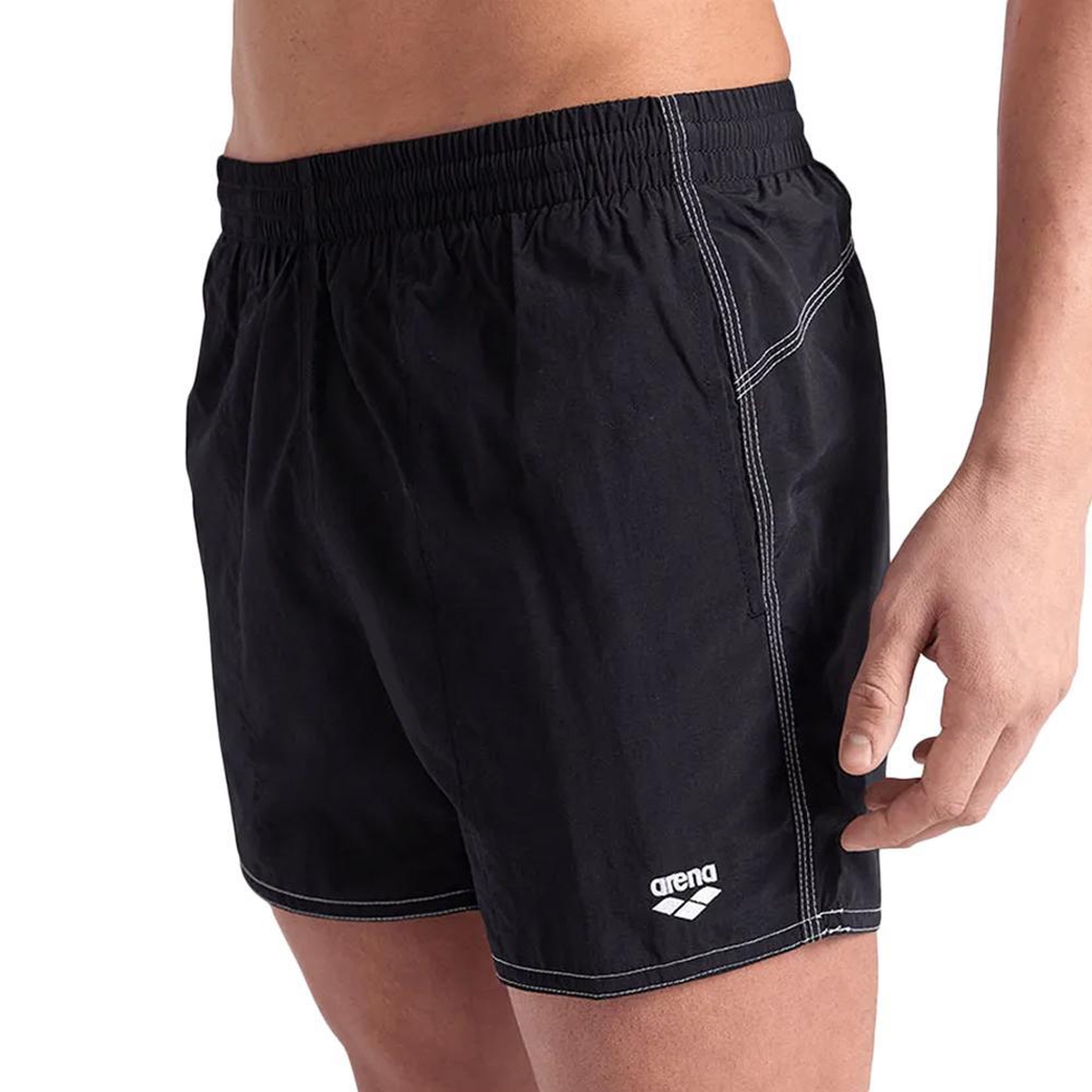 Voir la diapositive 1 : ARENA Short de bain Noir/Blanc Homme Arena Bywayx