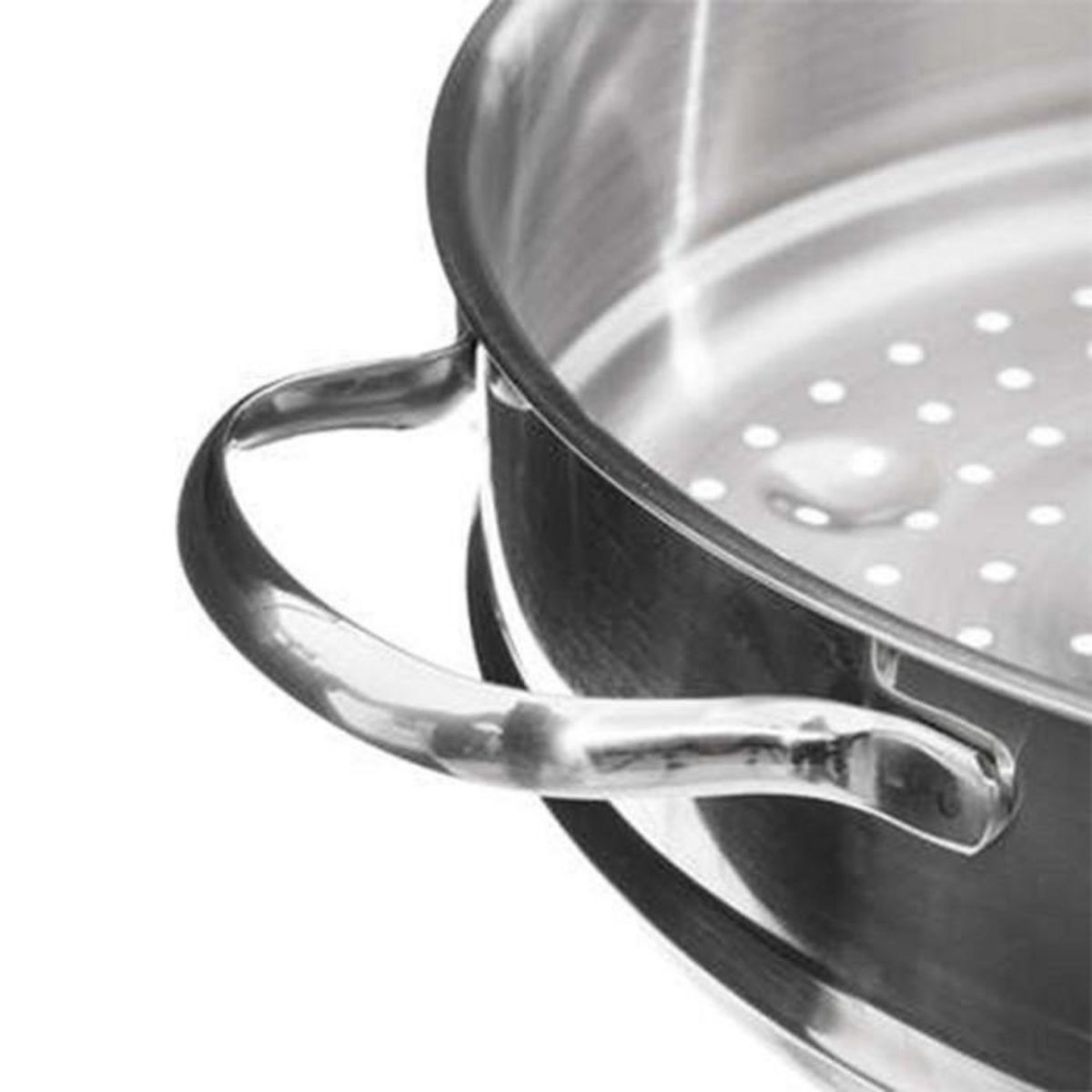 Paris Prix Panier Vapeur Inox  Cuisine  28cm Argent