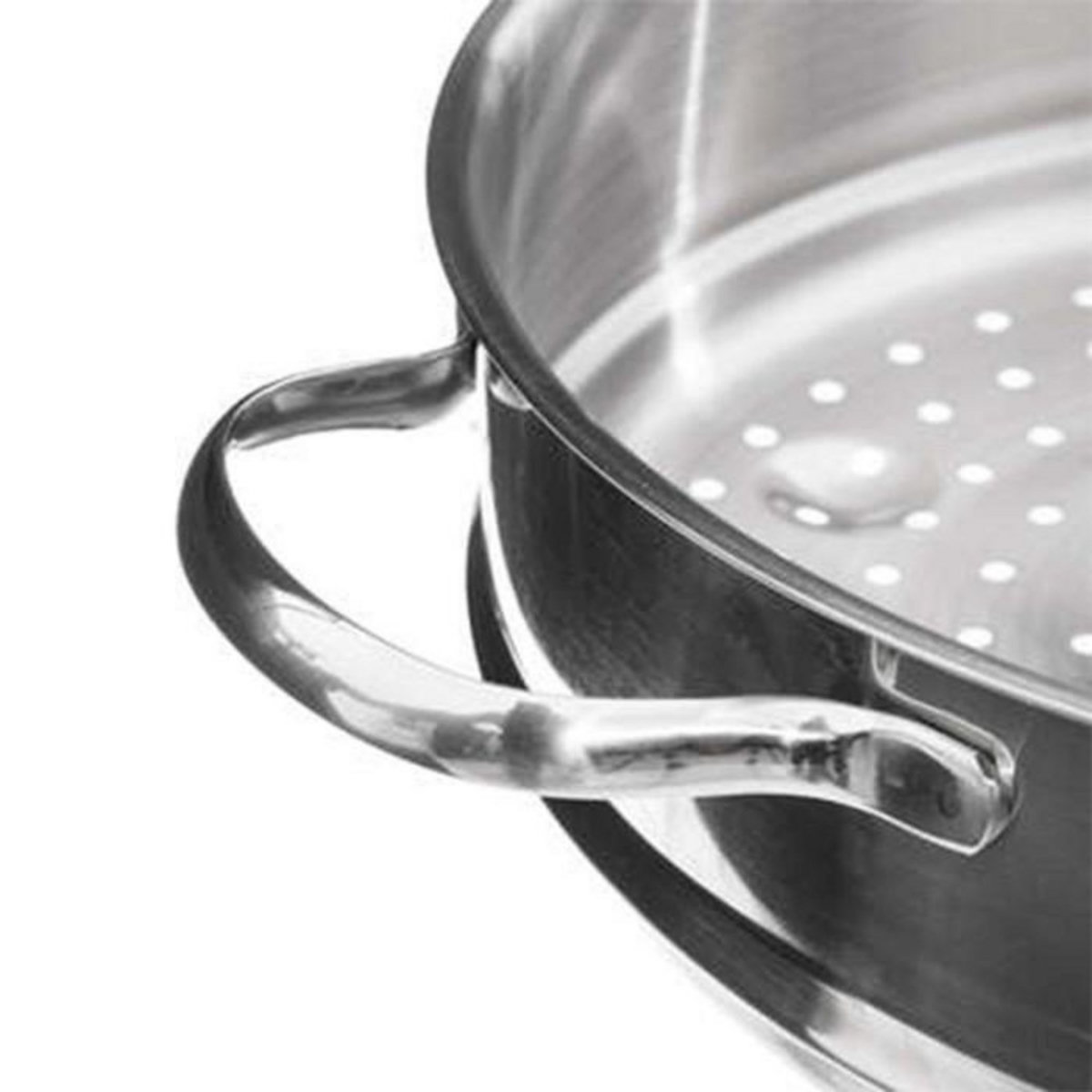 FIVE Panier Vapeur Inox  Cuisine  28cm Argent