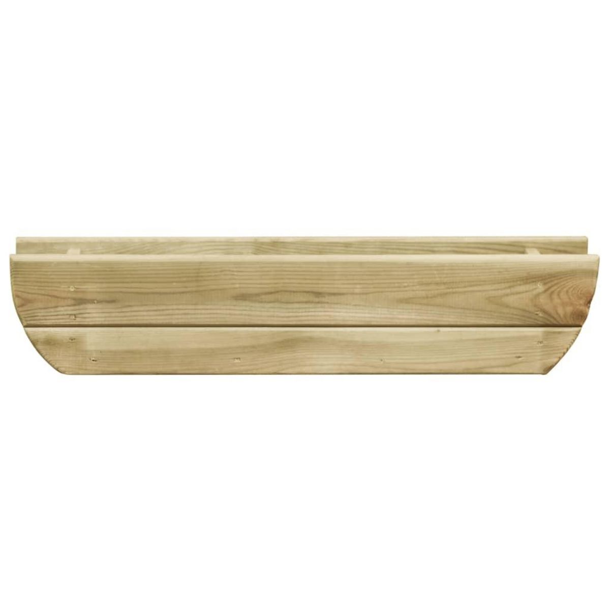 VIDAXL Lit sureleve de jardin 80x16x16 cm Bois de pin impregne