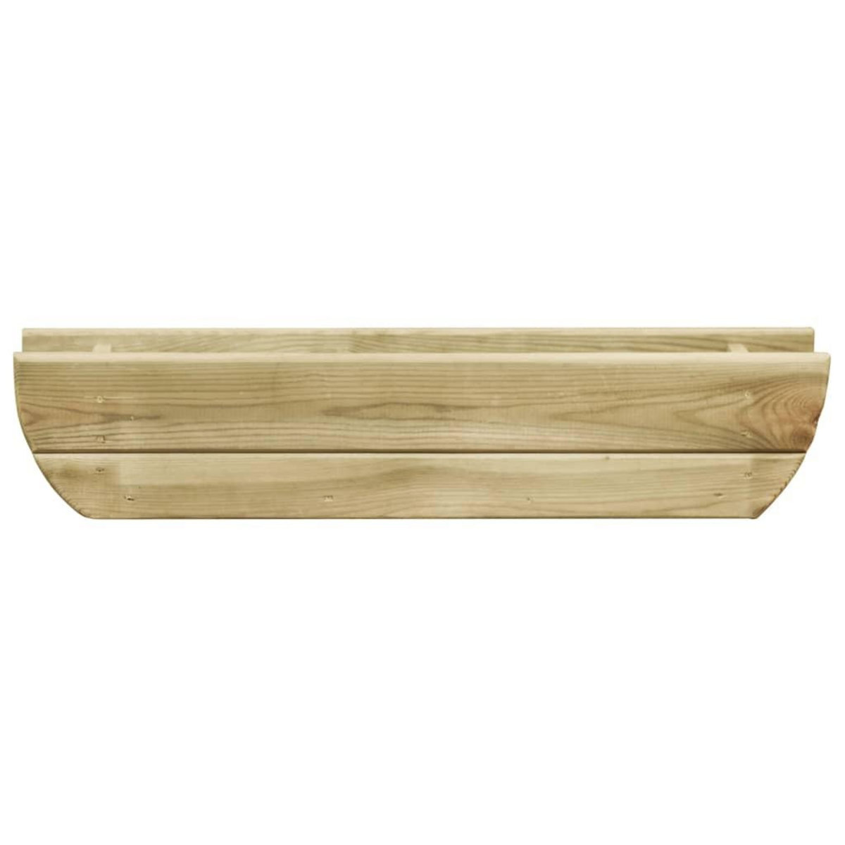 VIDAXL Lit sureleve de jardin 80x16x16 cm Bois de pin impregne