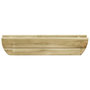 Voir la diapositive 2 : VIDAXL Lit sureleve de jardin 80x16x16 cm Bois de pin impregne