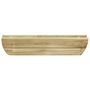 Voir la diapositive 2 : VIDAXL Lit sureleve de jardin 80x16x16 cm Bois de pin impregne