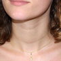 Voir la diapositive 2 : L'ATELIER D'AZUR Collier - Pendentif Or Jaune Serti de Zirconiums - Chaine Dorée