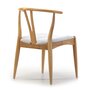 VS VENTA-STOCK Pack 2 chaises Rustic, Couleur Chêne, Bois Massif, 55 cm x 54,5 cm x 76 cm