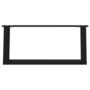 Voir la diapositive 5 : VIDAXL Pieds de table basse forme de U 2 pcs noir 60x(30-31) cm acier