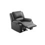 Voir la diapositive 1 : Fauteuil relax électrique pu coloris noir HELENA