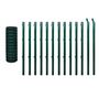 Voir la diapositive 2 : VIDAXL Cloture Euro Acier 25 x 1 m Vert