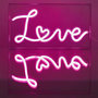 Voir la diapositive 3 : Paris Prix Lampe LED Effet Néon  Love  23cm Rose