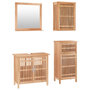 Voir la diapositive 2 : VIDAXL Ensemble de meubles de salle de bain 4 pcs Bois massif de noyer