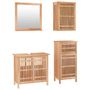 Voir la diapositive 2 : VIDAXL Ensemble de meubles de salle de bain 4 pcs Bois massif de noyer