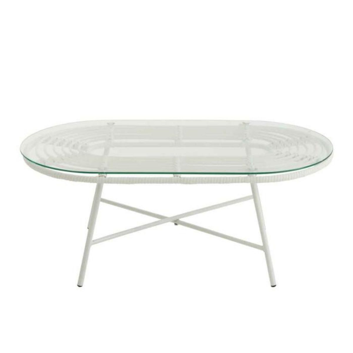 Paris Prix Table Basse de Jardin  Celeste  90cm Blanc