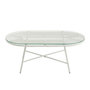 Voir la diapositive 2 : Paris Prix Table Basse de Jardin  Celeste  90cm Blanc