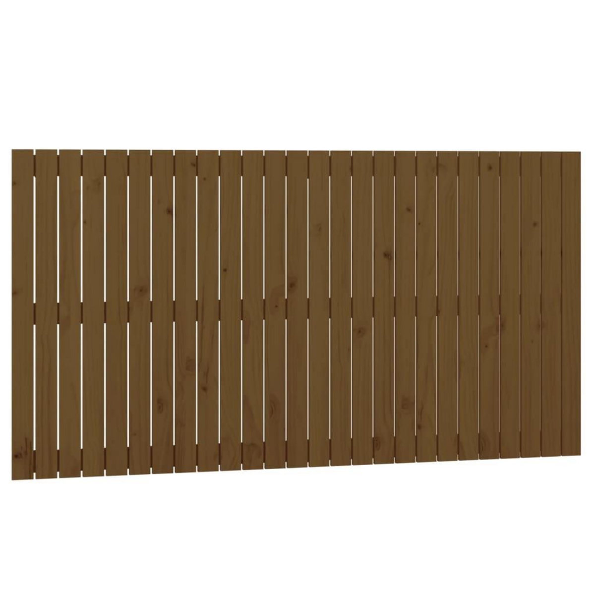 VIDAXL Tete de lit murale Marron miel 166x3x90 cm Bois massif de pin