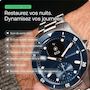 Voir la diapositive 5 : WITHINGS Montre santé Scanwatch Nova Bleue