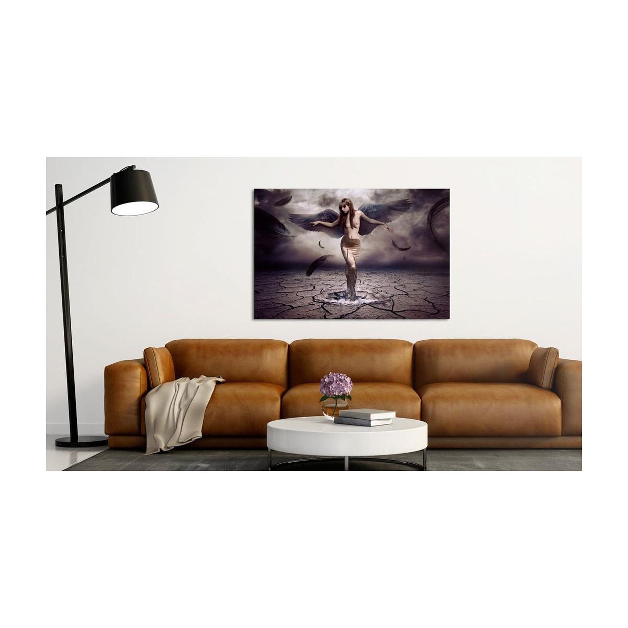 Voir la diapositive 2 : Paris Prix Tableau Imprimé  Ange Noir