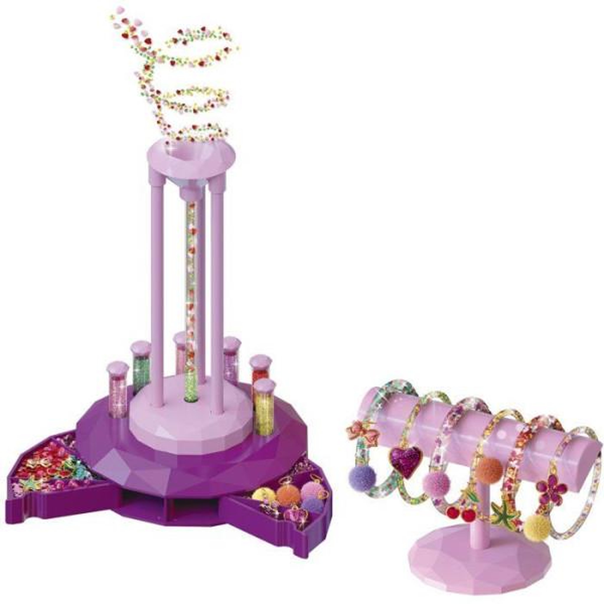 Voir la diapositive 3 : LANSAY Loisir créatif - LANSAY - SHINY POP - Création bracelets - L'ATELIER DES BRACELETS - Présentoir bijoux - Dès 6 ans