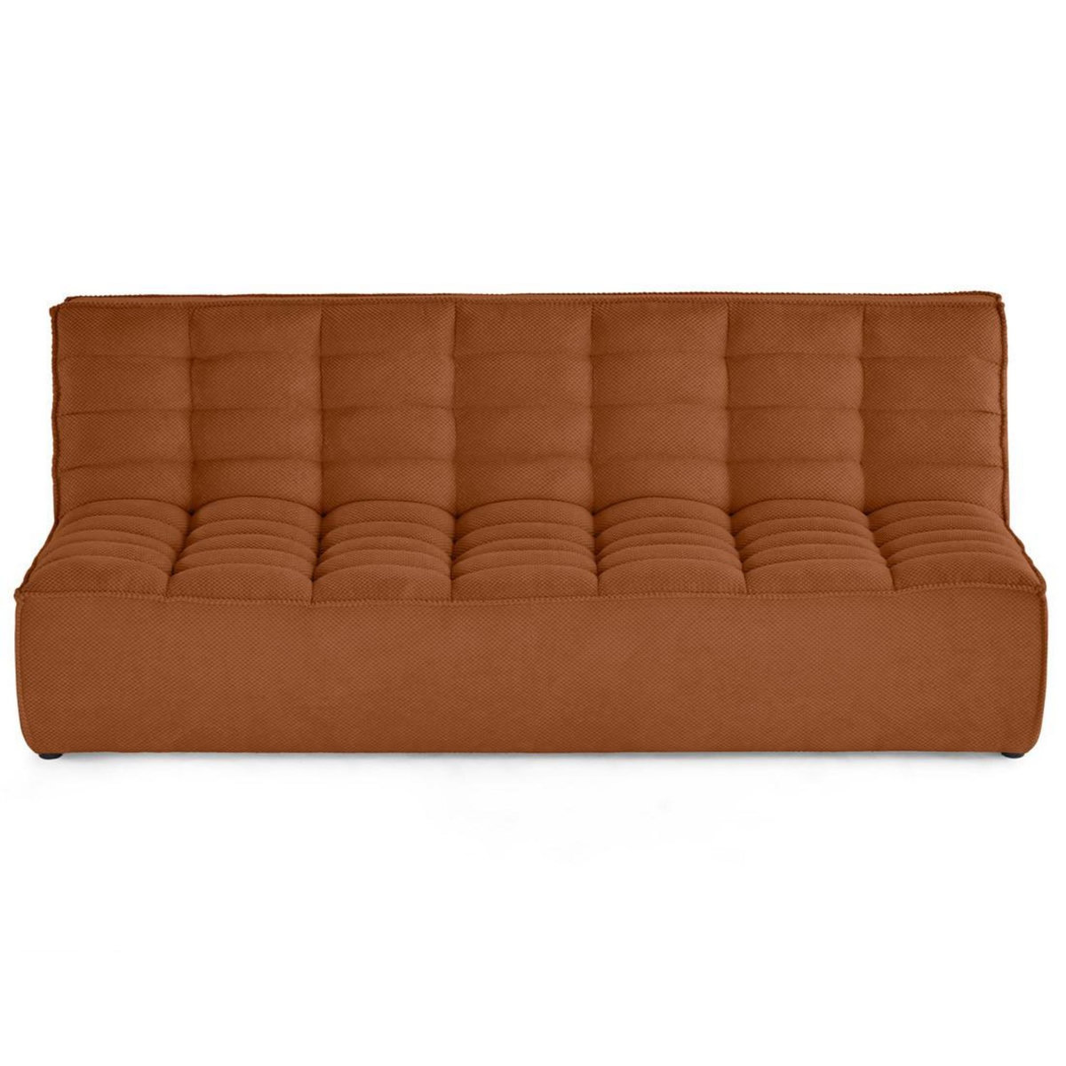 LISA DESIGN Ellie - canapé 3 places en velours texturé