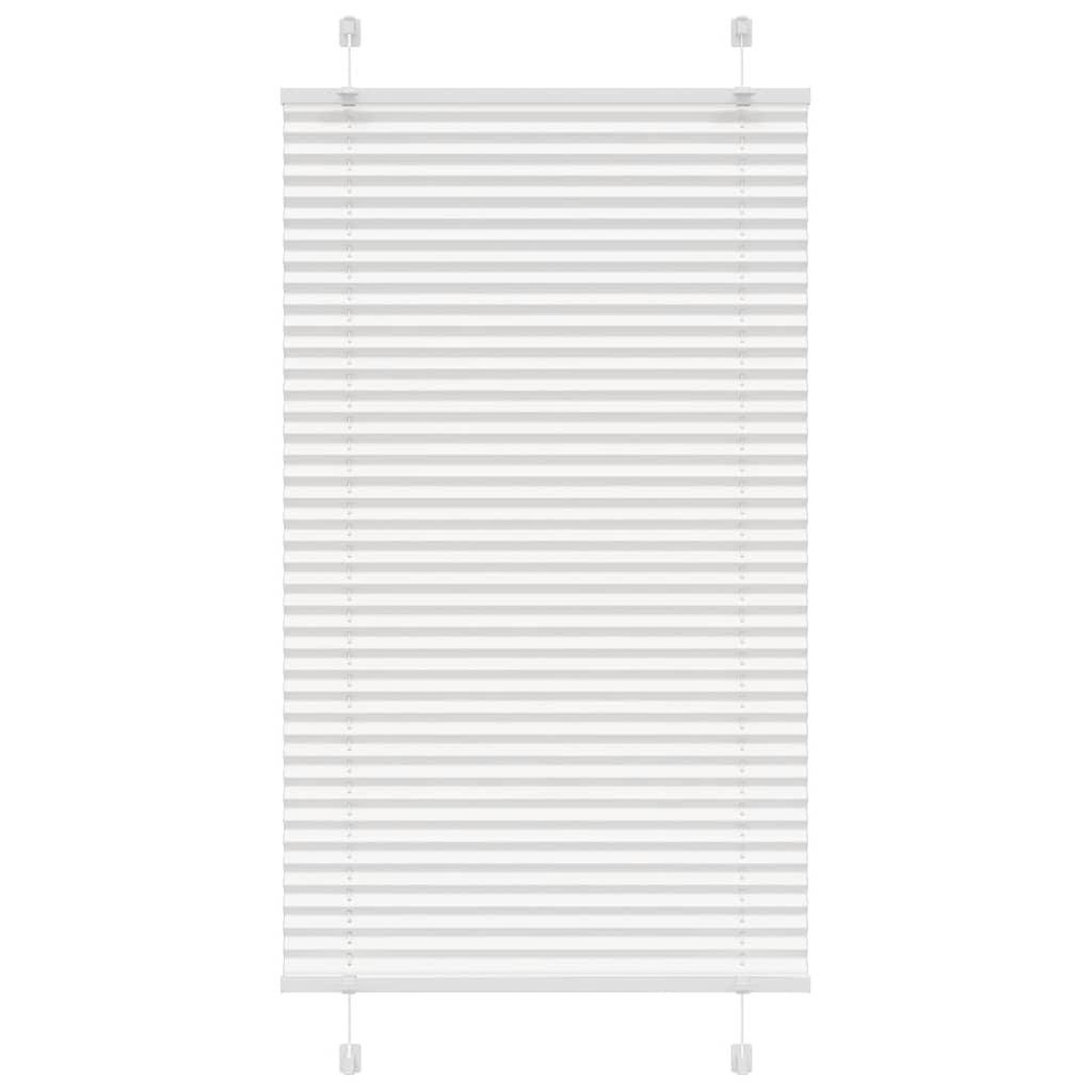 VIDAXL Store plisse blanc 70x150 cm largeur du tissu 69,4 cm polyester