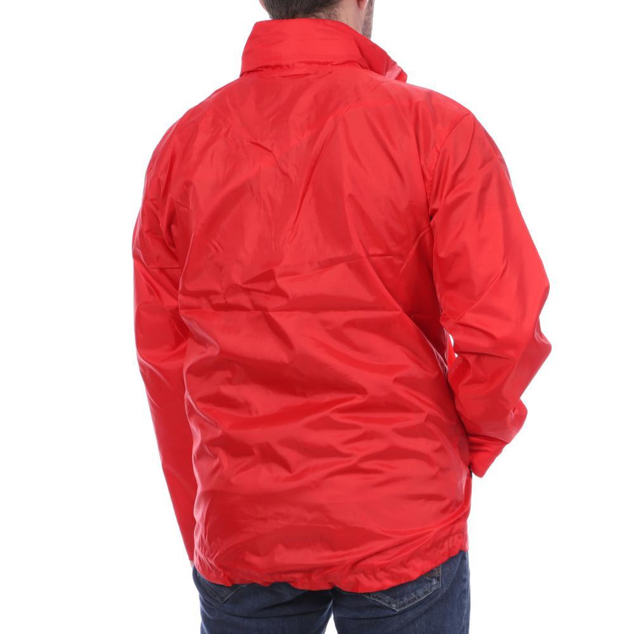 Voir la diapositive 2 : HUNGARIA Coupe vent 1/4 zip rouge homme Hungaria Training Premium 15