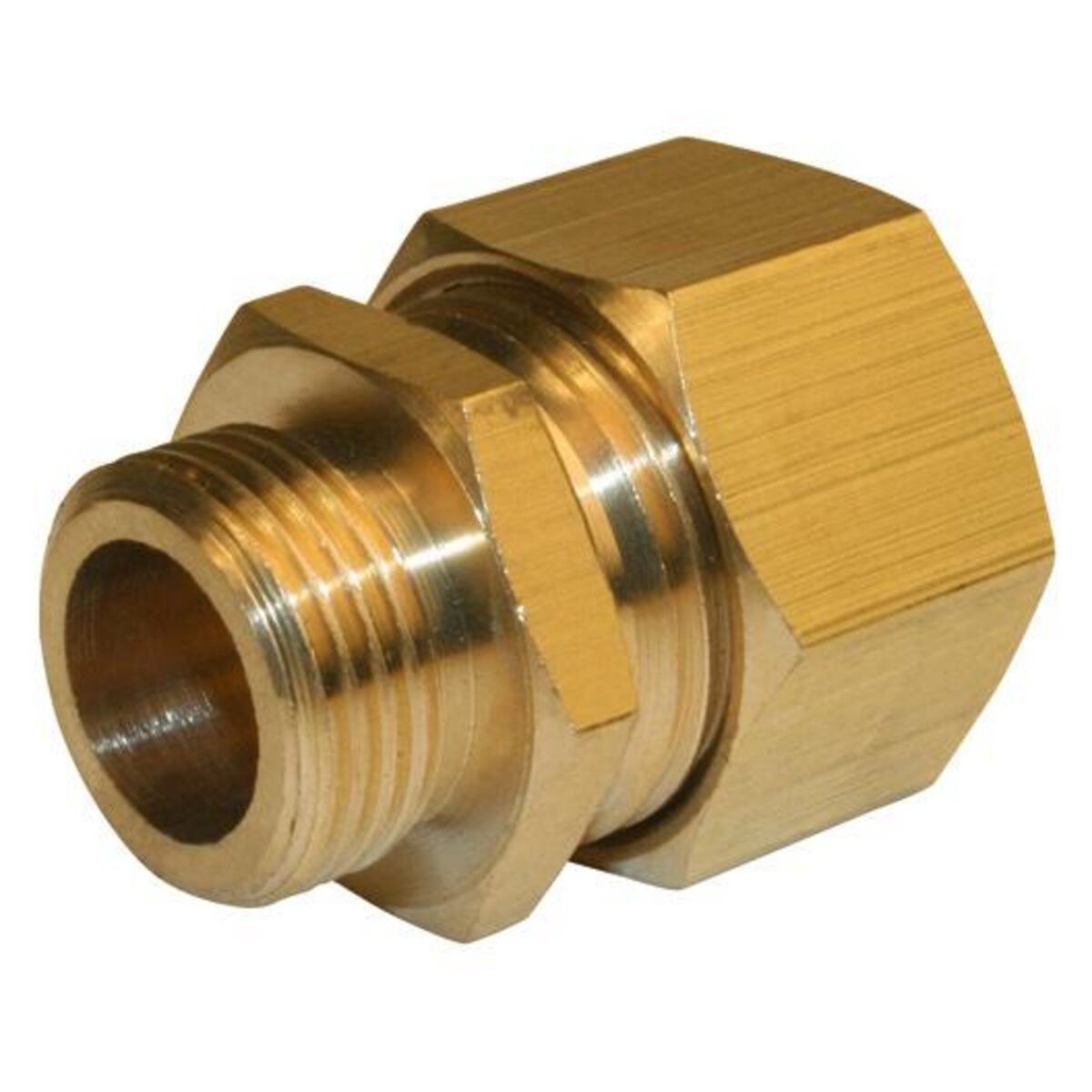 CENTRALE BRICO Manchon biconique laiton M 12 x 17 pour tube en cuivre