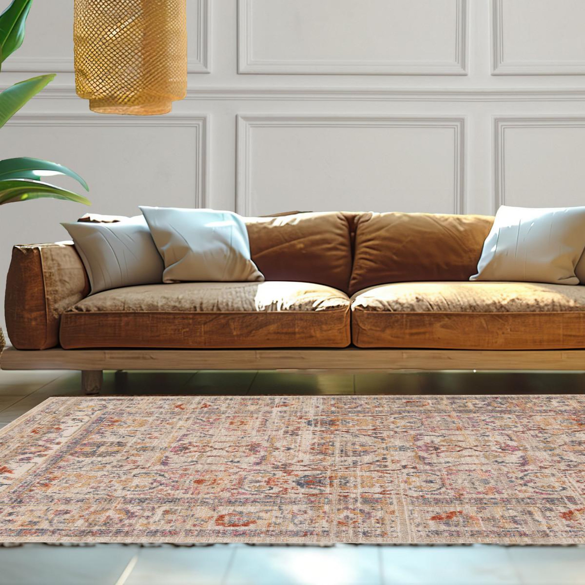 Voir la diapositive 2 : FUTURE HOME Tapis décoration d'intérieur vintage