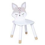 ATMOSPHERA Chaise Renard pour enfant - Blanc