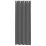 Voir la diapositive 4 : VIDAXL Rideaux en voile avec œillets 2 pcs gris fonce 140x300 cm