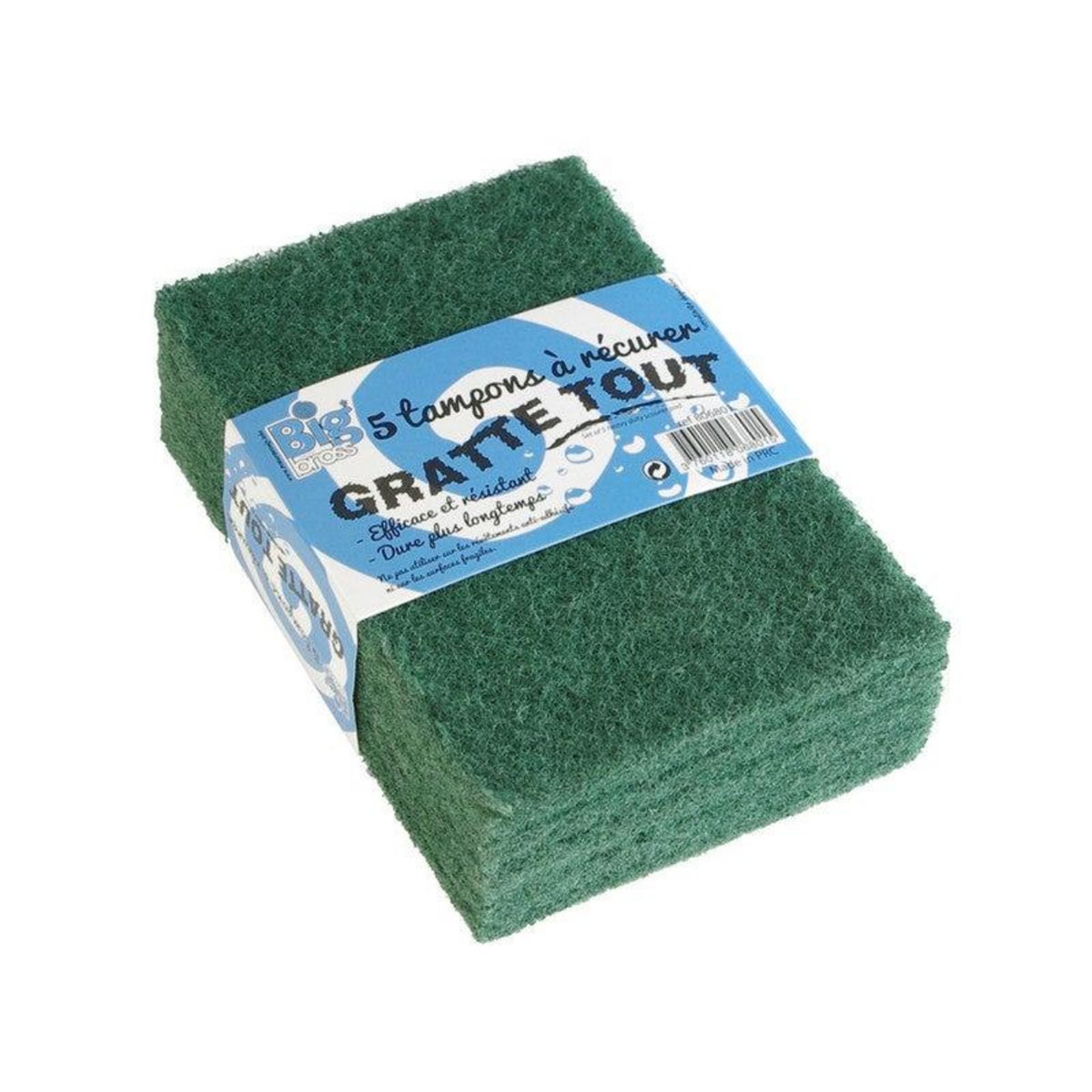 CENTRALE BRICO Lot de 5 tampons à récurer