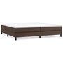 Voir la diapositive 2 : VIDAXL Sommier a lattes de lit avec matelas Marron 200x200 cm