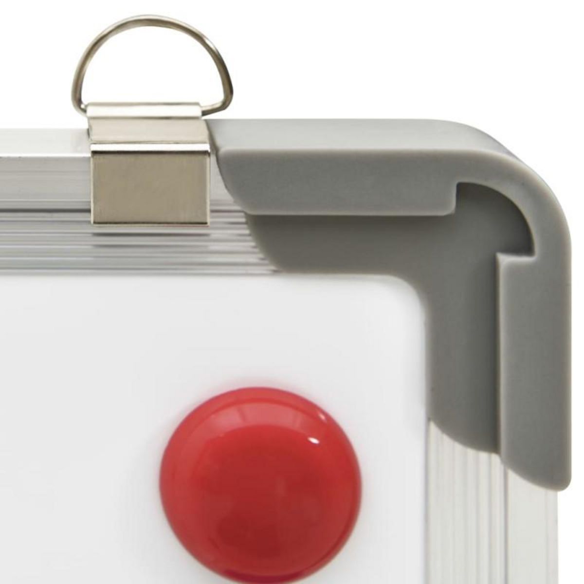 VIDAXL Tableau blanc magnétique effaçable à sec Blanc 90x60 cm Acier