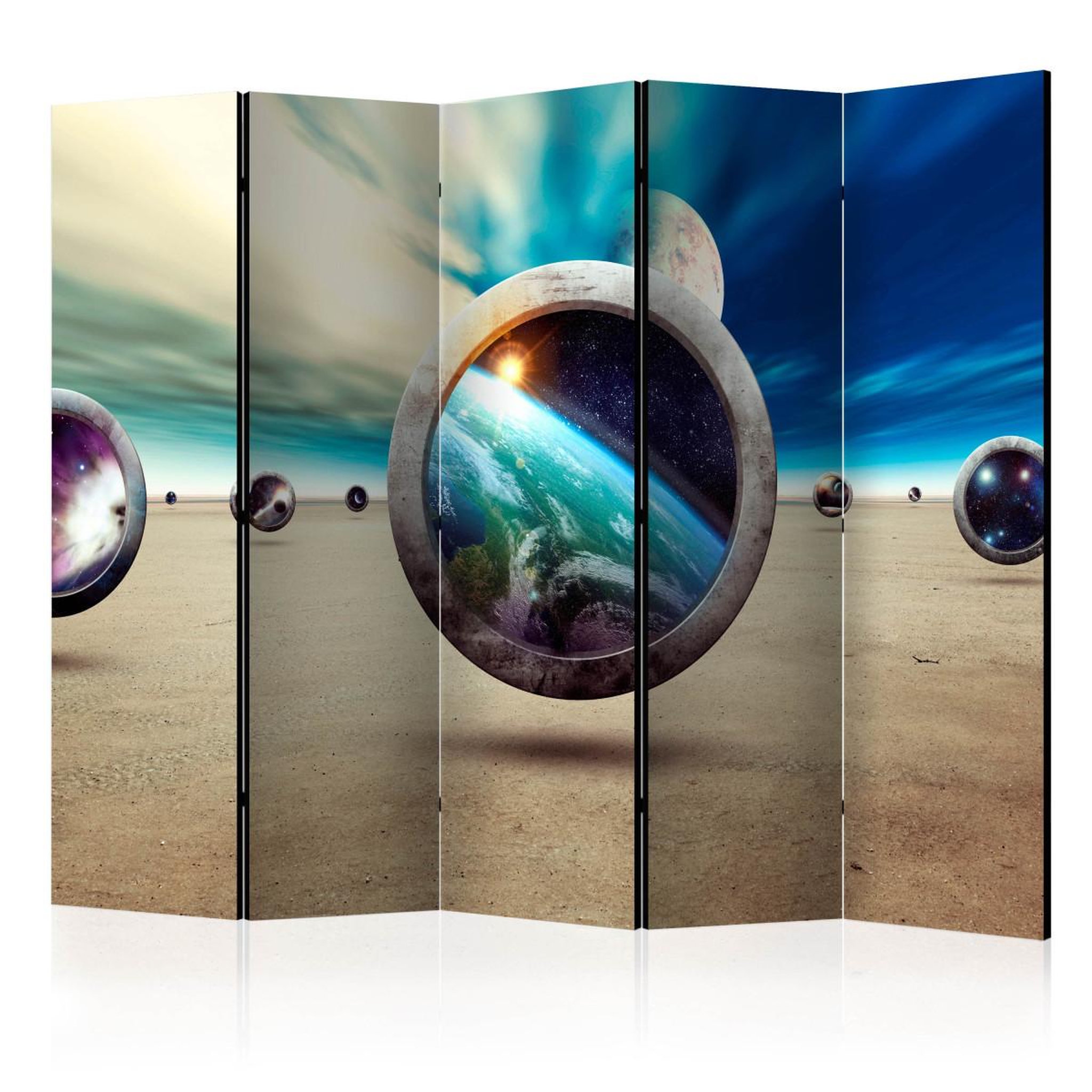 Paris Prix Paravent 5 volets  planet walk  172x225cm