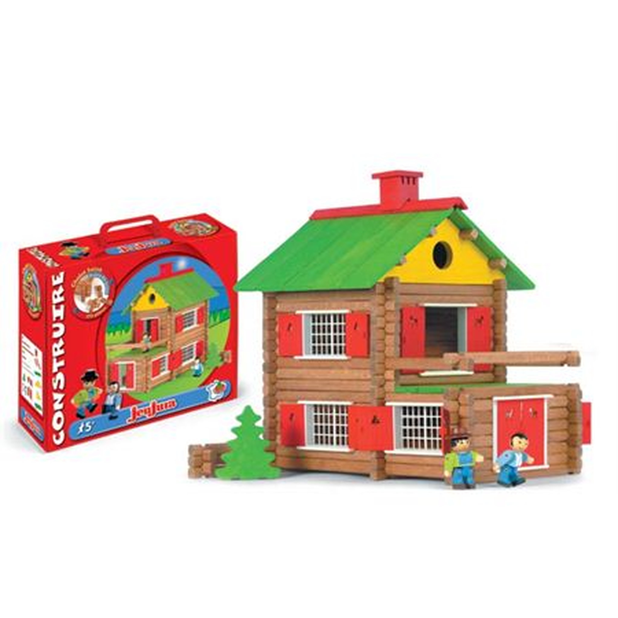 Voir la diapositive 1 : JEUJURA Chalet en bois 175 Pièces