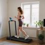 Voir la diapositive 2 : HOMCOM Tapis de marche pliable 1-6Km/h inclinaison réglable 4% max. télécommande affichage LED clé sécurité