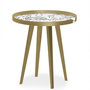 Voir la diapositive 4 : Paris Prix Table d'Appoint à Rebord 3 Covers  Kid  45cm Or